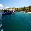 North bay coral island view from sea in Andaman