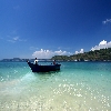 Boat for under water coral view at North bay of Andaman