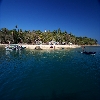 North bay coral island view from sea in Andaman