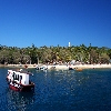 North bay coral island view from sea in Andaman