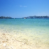 The colour of sea at North bay island of Andaman