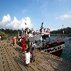 SHipping point for Jolly buoy island at Wandoor beach of Andaman