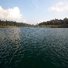Sea and landscape on the way to Jolly buoy island from Wandoor beach of Andaman