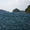 Small islands on the way to Jolly buoy from Wandoor beach of ANdaman