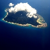 Aerial view of an island near Andaman