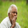 Person smoking the beedi