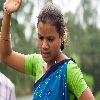 Tribal woman dancing Dhimsa at Araku valley
