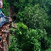 Train journey in Araku valley of Visakhapatnam Andhrapradesh India
