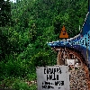 Train journey in Araku valley of Visakhapatnam Andhrapradesh India