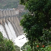 Discharge Line of the Sriselam dam