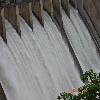 All gates are open from Sriselam dam during rainy season