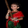 Portrait of a girl dressed in Onake Obavva