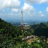 Front view of Simhachalam temple with TV tower