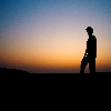 Sunset time at Sam sand dunes