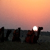 Sunrise at Sam near Jaisalmer