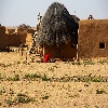 village woman in house near Beeda village