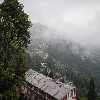 Gangtok town located on hills