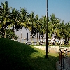 By the side of Lake Husen sagar inside Lumbini Park