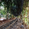 Railway track at NTR memorial 