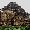 side view of Konark sun temple