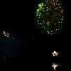 Fire works at Suttur car festival on Theppotsava at night