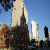 Perth architecture mingled with nature