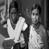 Two tribal ladies of Orissa shot with Canon 85 1.8 lens on 30D
