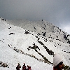 Trekking in snow between Dhunda and Talhouti