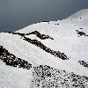 Trekking between snow to Talhouti in Kadar Kantha