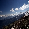 During trekking view