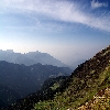 Valley slope during trekking