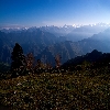 View of Himalaya during the trekking to Talhouti
