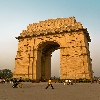 India Gate near Rashtrapati Bhavan during summer times 