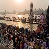 Morning hours by the side of Ganga at Hari_ki_Puri at Haridwar