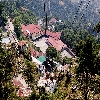 Cable cars at Mussoorie hill station