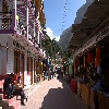 On the way to the entrance of the Gangotri temple