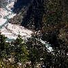 Uttarkashi to Gangotri Temple road 