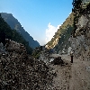The road to Gangotri is not so good