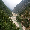 River Bhagirathi on the way to Gangotri