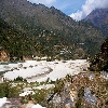 ON the way to Gangotri  by the side of river