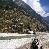 Uttarkashi to Gangotri Temple road 