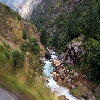 Uttarkashi to Gangotri Temple road 