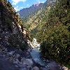 Small river at Himalayan valleys