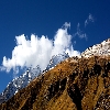 Hills around Badrinath temple