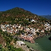 Alaknanda and Bhagirathi confluence at Devprayag