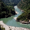 Cremation ground by the side of River Alaknanda