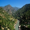 River Alaknada flowing down the hill 