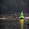 Yacht from a distance at Naini Lake 