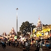 Temple during morning hours 