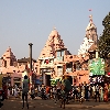 Morning hours in front of Sri Jagannath temple at Puri